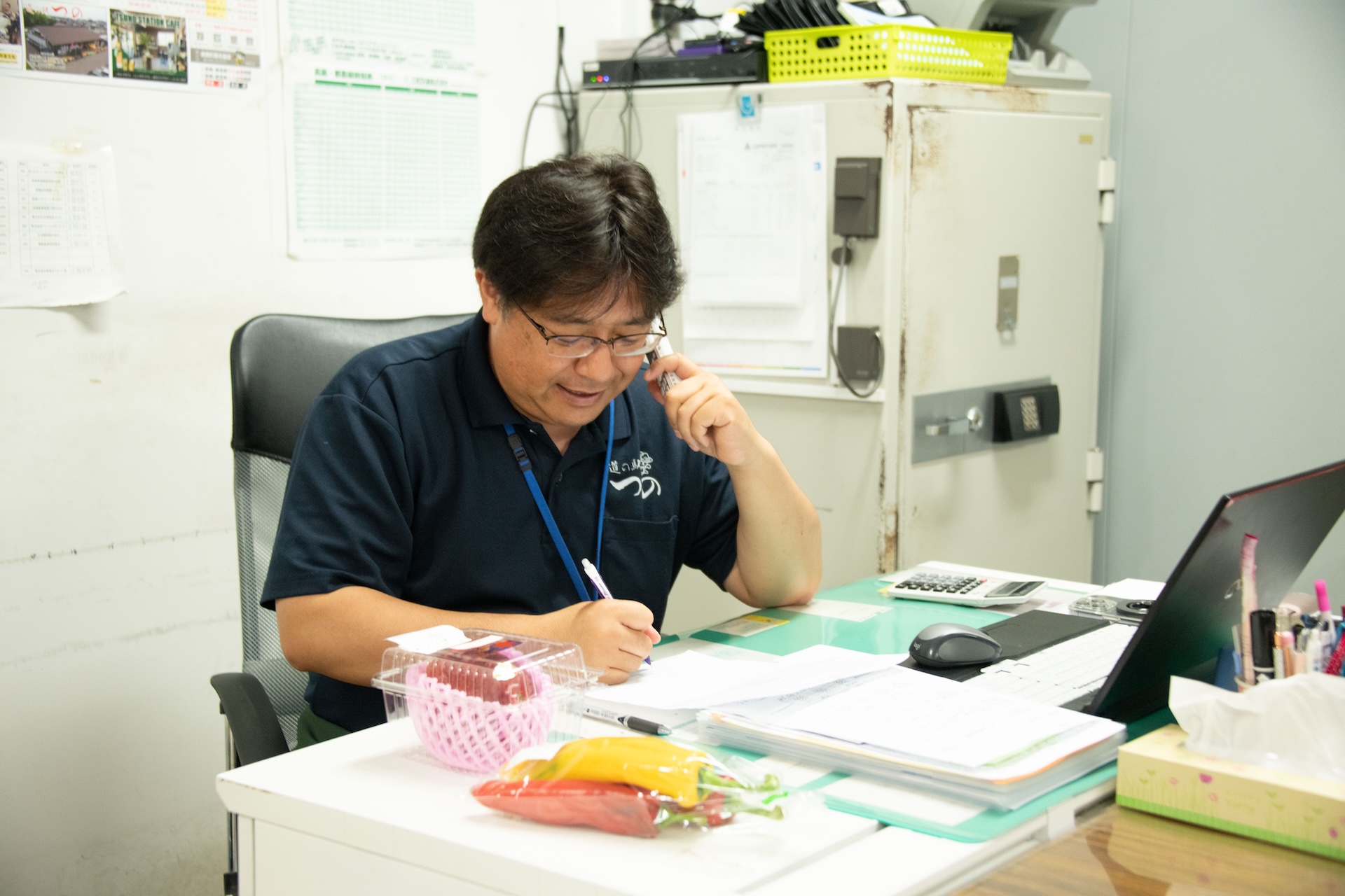 地域内外から訪れる利用者からの問い合わせ対応