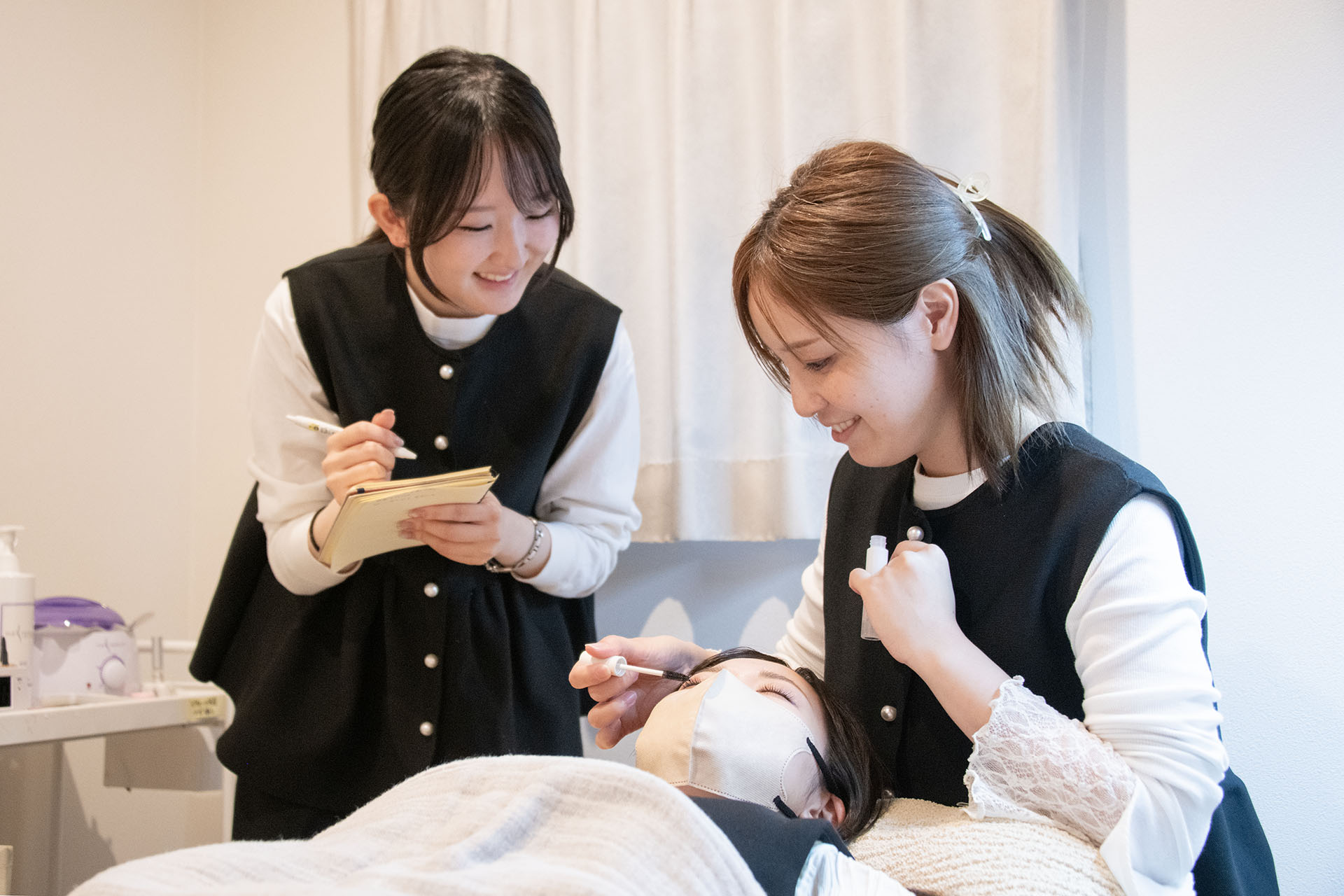 アイリストデビューを支える研修制度
