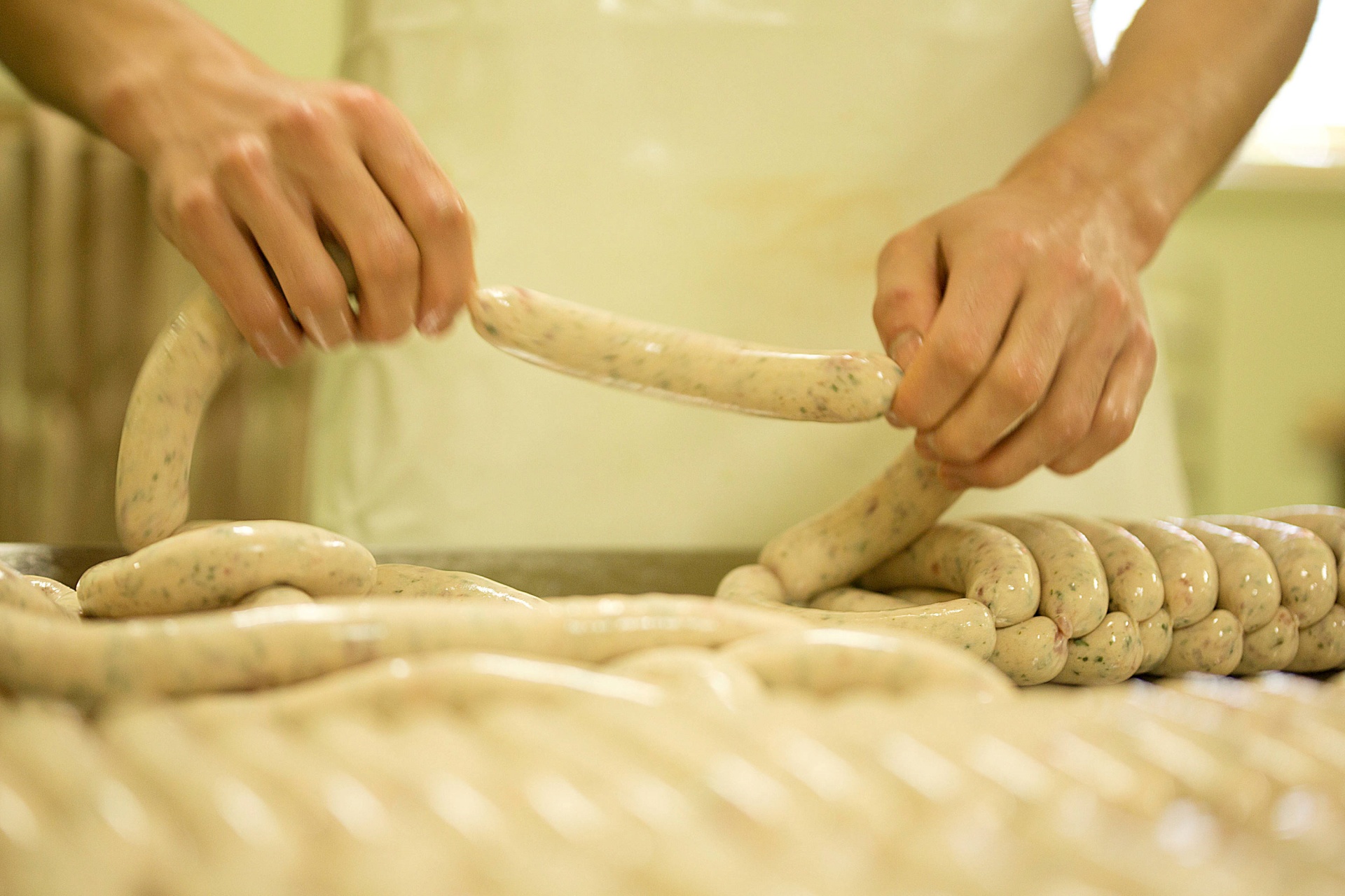 ゲシュマックの看板商品を製造する現場