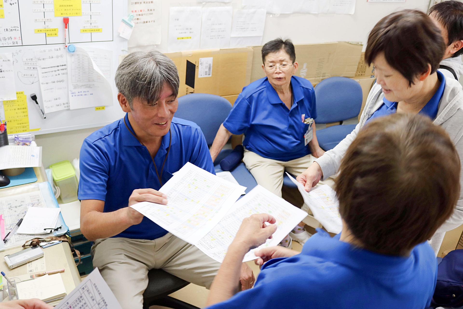 スタッフみんなの元気とチームワークが自慢