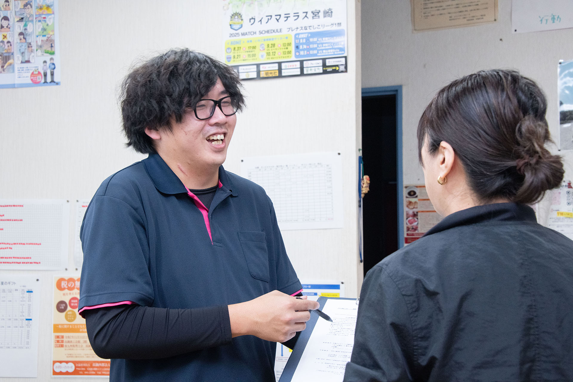 パートスタッフと連携し、現場をまとめる役割