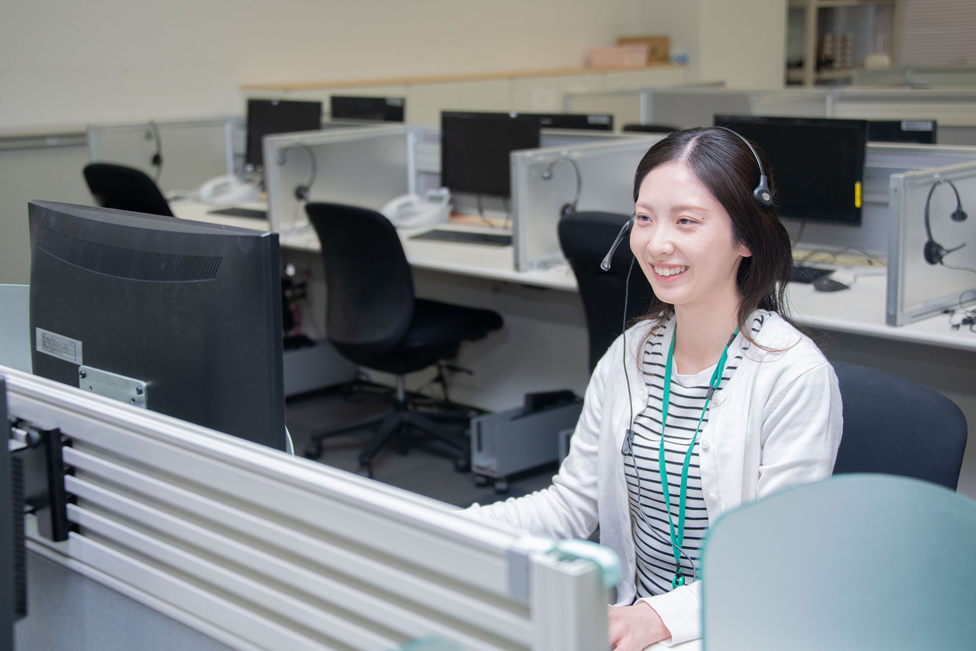 ノルマなしの受付業務。好きな分野を仕事に