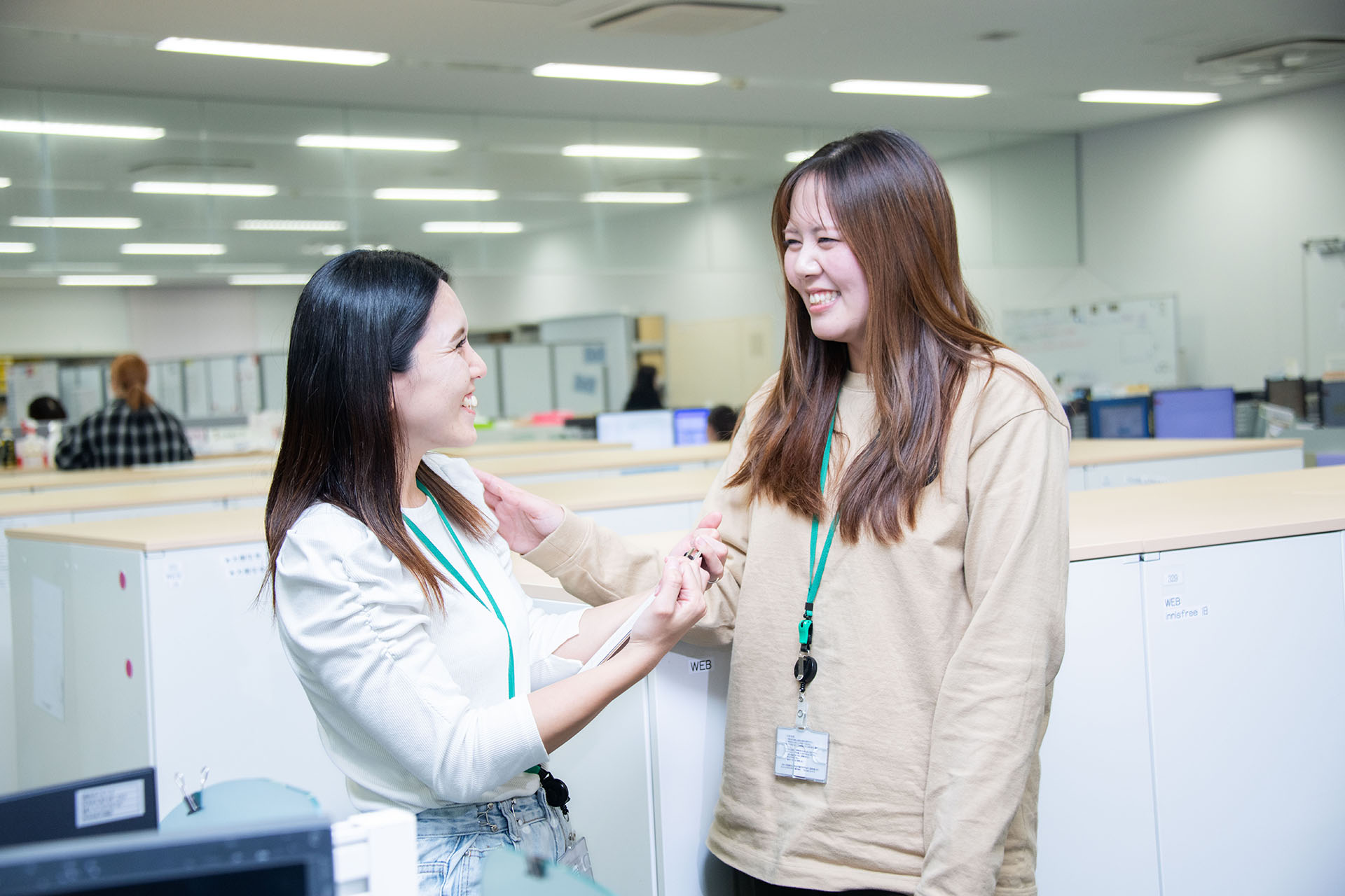 気さくな先輩が多く、温かい雰囲気の職場