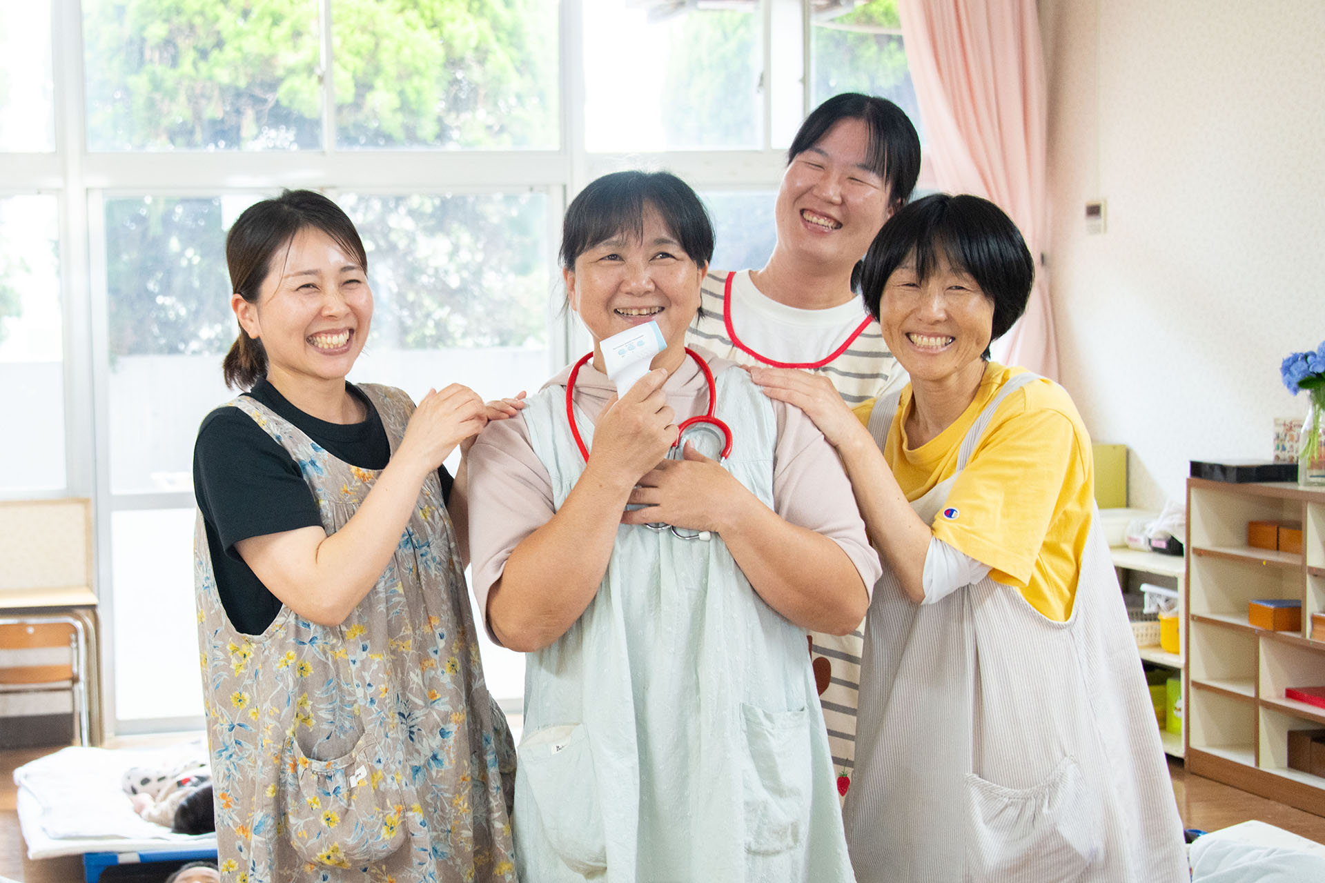 気軽に相談できる保育士とともに