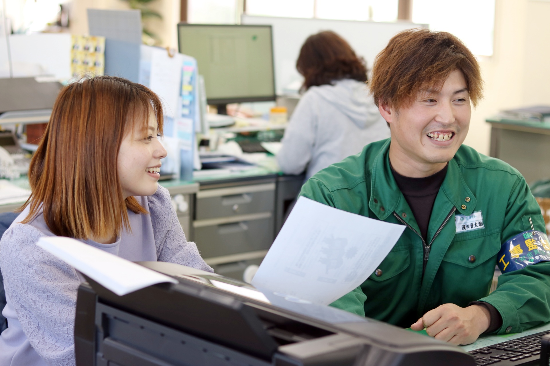 主に『旭化成』の工場内が勤務地という安定感